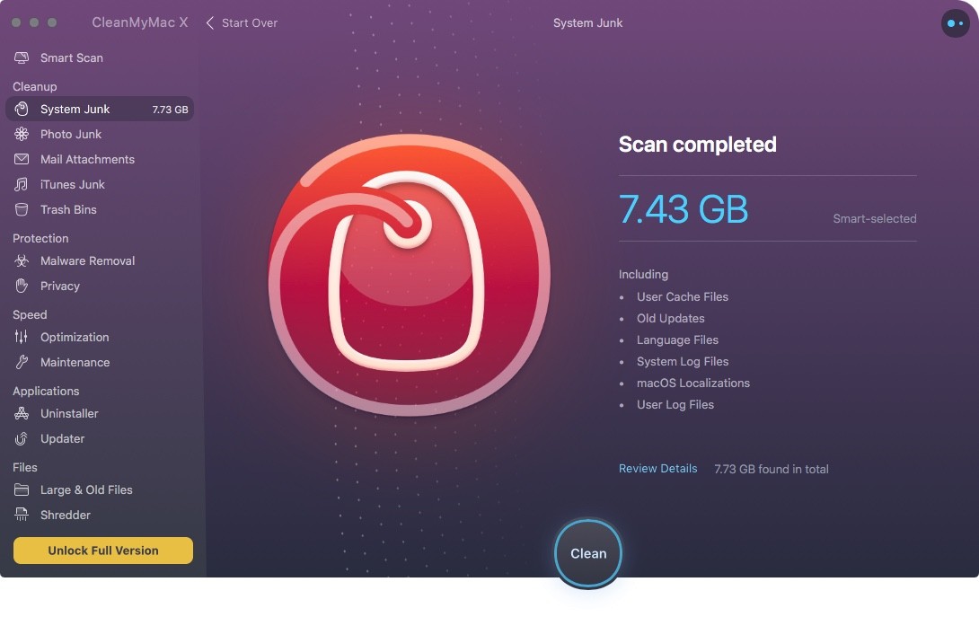 CleanMyMac X 4.6.0 download